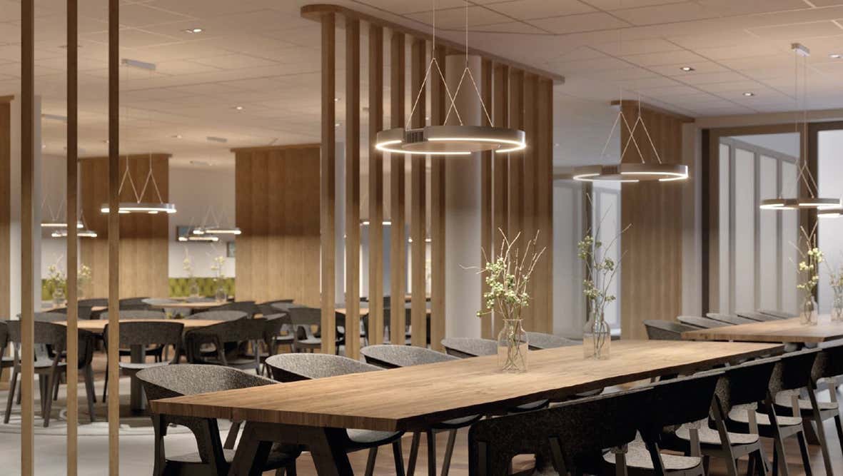 La lampada di design che illumina e purifica l’aria in hotel e ristoranti La lampada di design che illumina e purifica l’aria in hotel e ristoranti